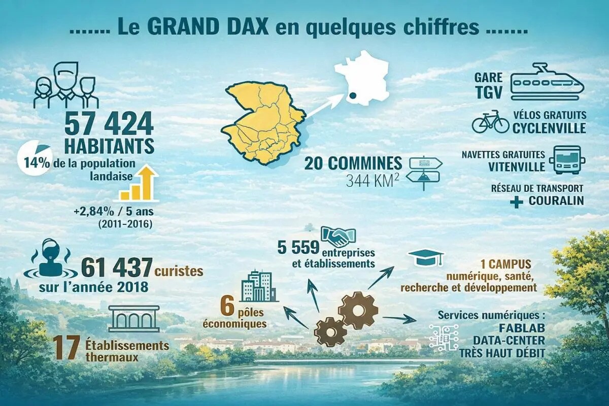 Local commercial dans Dax à vendre Photo de l’immeuble– Image 1 sur 2