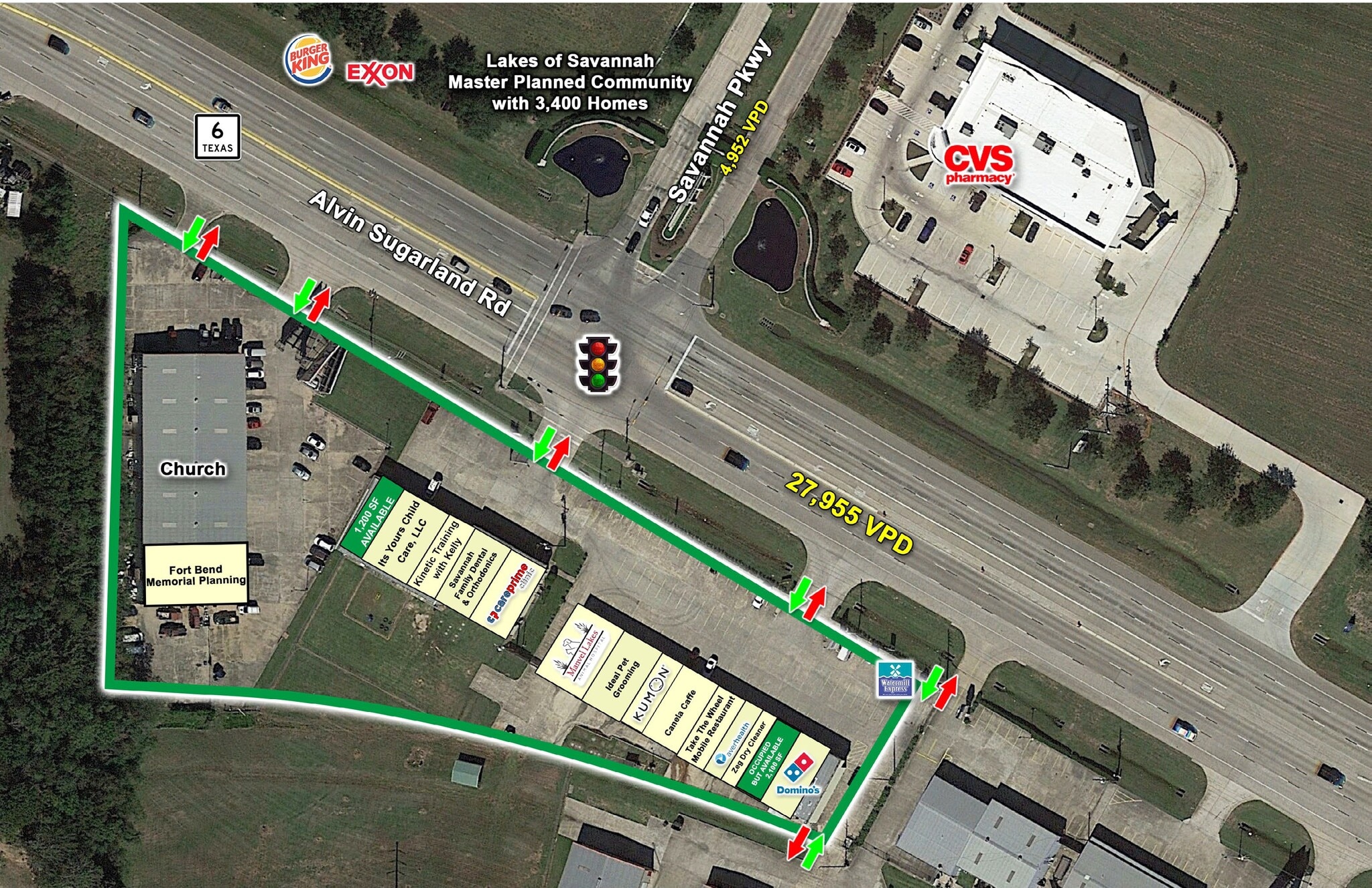 15020-15070 Highway 6, Rosharon, TX à louer Plan de site– Image 1 sur 1