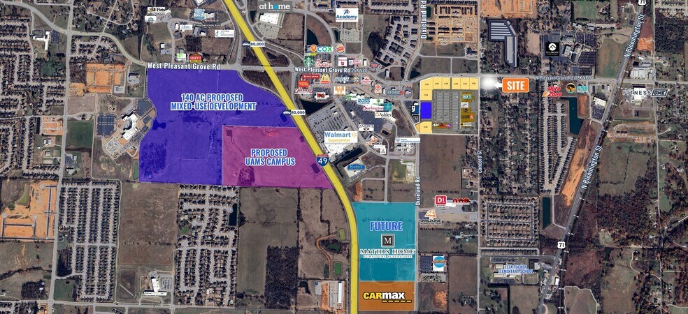 1566 Pleasant Grove, Lowell, AR à vendre - Photo de l’immeuble – Image 3 sur 10