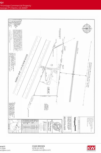 16082 Highway 17, Martin, GA à vendre - Plan cadastral – Image 1 sur 2