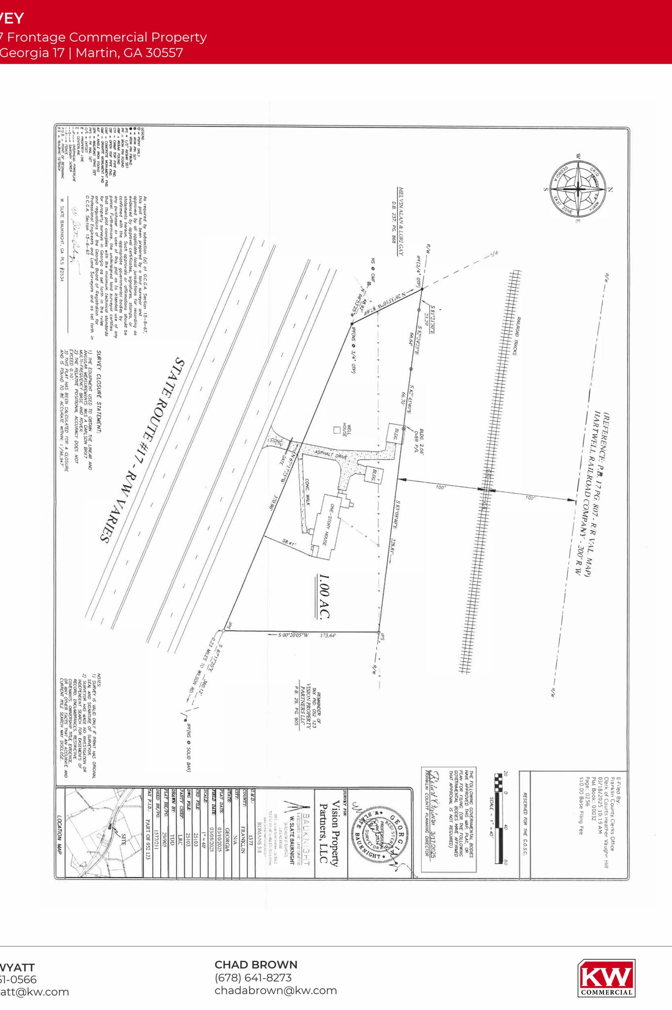 15924 Jones St, Martin, GA à vendre Plan cadastral– Image 1 sur 3