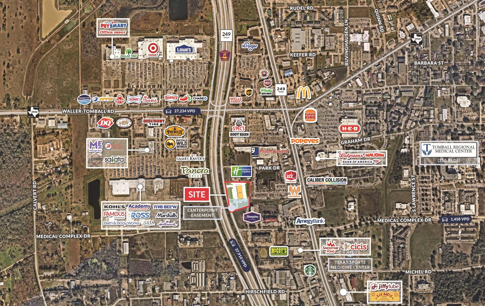 NEQ Tomball Parkway & Medical Complex Dr, Tomball, TX à vendre Photo de l’immeuble– Image 1 sur 6