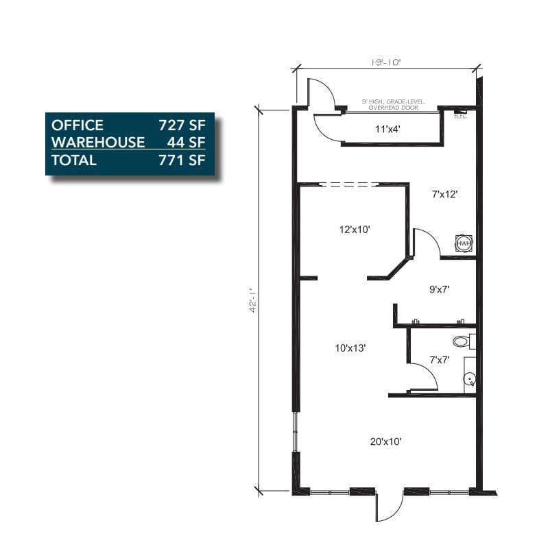 781 Station Dr, Arlington, TX à louer Plan d’étage– Image 1 sur 1