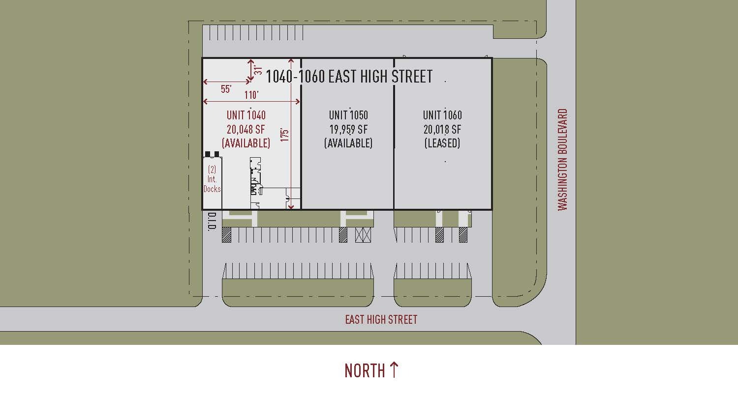 1040-1060 High St, Mundelein, IL à louer Plan de site– Image 1 sur 1