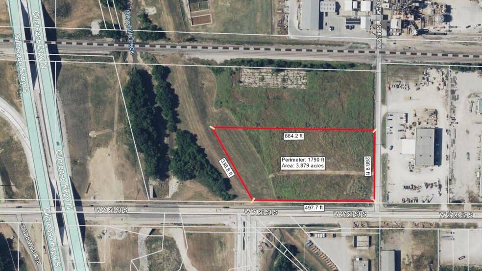 5201 W 21st St, Tulsa, OK à vendre - Aérien – Image 2 sur 2