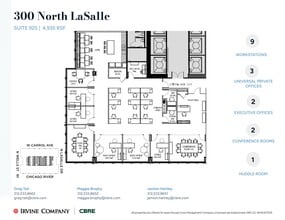 300 N LaSalle St, Chicago, IL à louer Plan de site– Image 1 sur 2