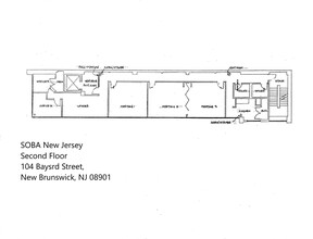104 Bayard St, New Brunswick, NJ à louer Plan d’étage– Image 1 sur 1