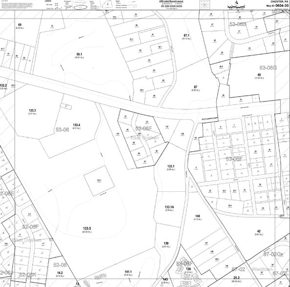 1334 W West Chester Pike, West Chester, PA à louer - Plan cadastral – Image 2 sur 2