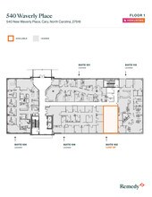 540 New Waverly Pl, Cary, NC à louer Plan d’étage– Image 1 sur 1