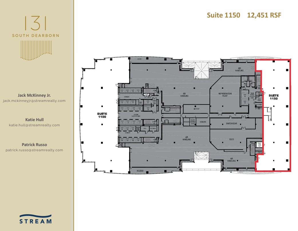 131 S Dearborn St, Chicago, IL à louer Plan d’étage– Image 1 sur 1