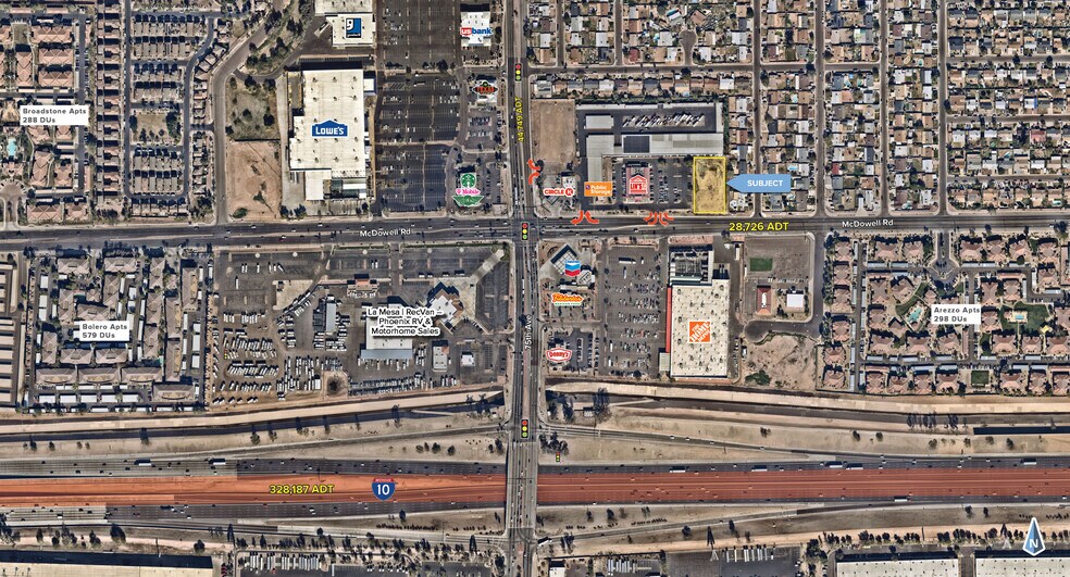 7402 W McDowell Rd, Phoenix, AZ à louer - Aérien – Image 2 sur 8