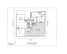 410 Tenth Ave, New York, NY à louer Plan d’étage– Image 1 sur 1