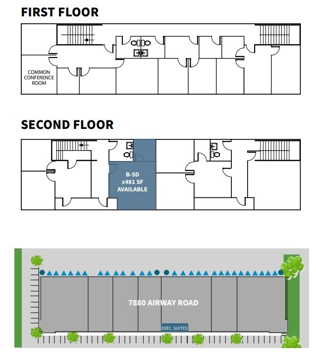 7920 Airway Rd, San Diego, CA à louer Plan d’étage– Image 1 sur 1