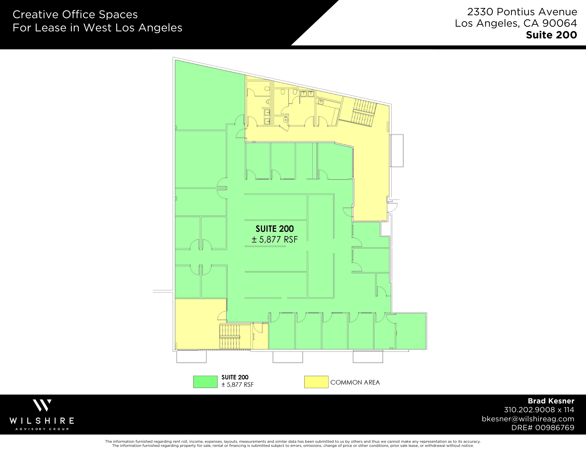 2330 Pontius Ave, Los Angeles, CA à louer Plan d’étage– Image 1 sur 21