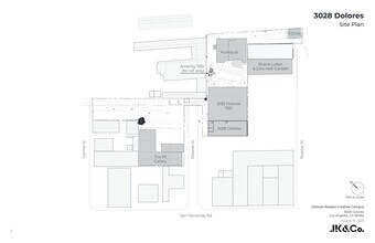 3028 Dolores St, Los Angeles, CA à louer Plan de site– Image 1 sur 9