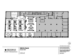 350 N Clark St, Chicago, IL à louer Plan d’étage– Image 1 sur 5