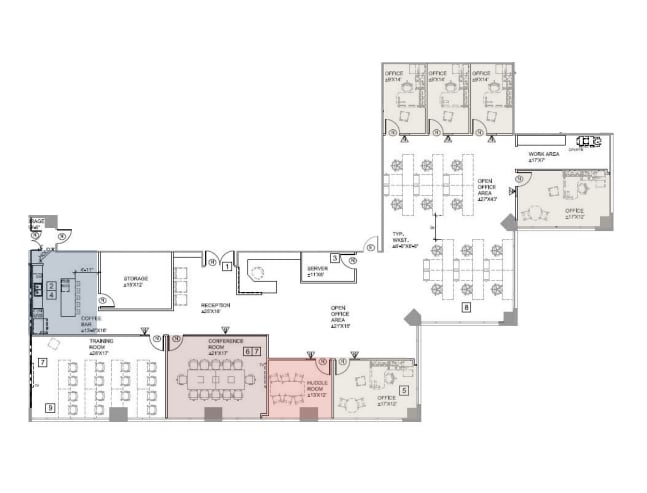 7676 Hazard Center Dr, San Diego, CA à louer Plan d’étage– Image 1 sur 1