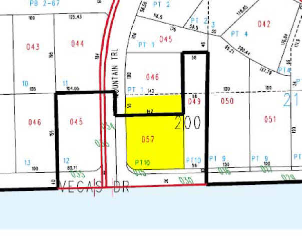 3990 W Vegas Dr, Las Vegas, NV à louer - Plan cadastral – Image 2 sur 30