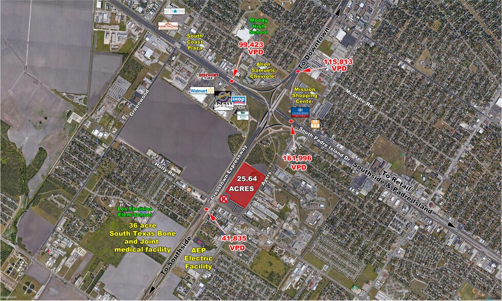 5600 Crosstown Sh286, Corpus Christi, TX à vendre - Aérien – Image 3 sur 3