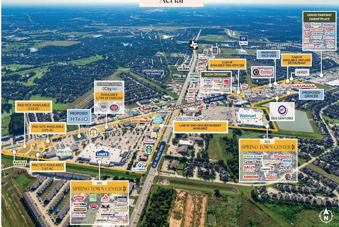 20902 Kuykendahl Rd, Spring, TX à louer Photo de l’immeuble– Image 1 sur 4