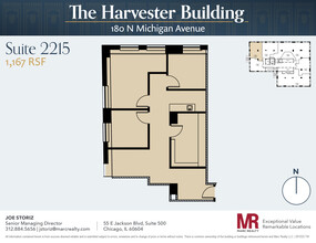 180 N Michigan Ave, Chicago, IL à louer Plan d’étage– Image 1 sur 1