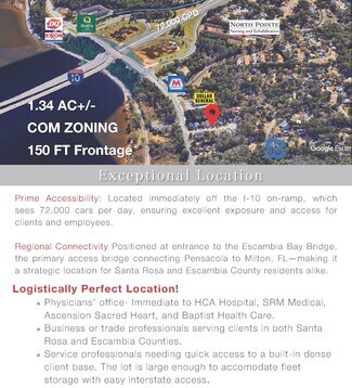 Plus de détails pour 8175 Scenic Hwy, Pensacola, FL - Terrain à vendre