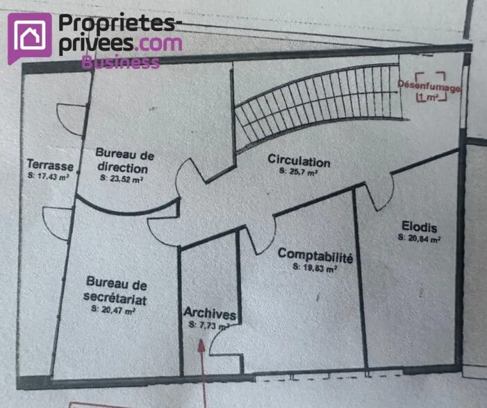 Bureau dans Saint-Malo à louer - Plan d’étage – Image 2 sur 6