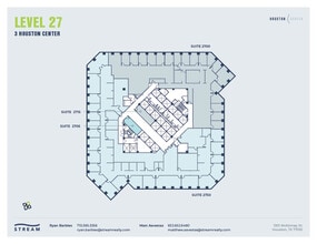 1301 McKinney St, Houston, TX à louer Plan d’étage– Image 1 sur 1