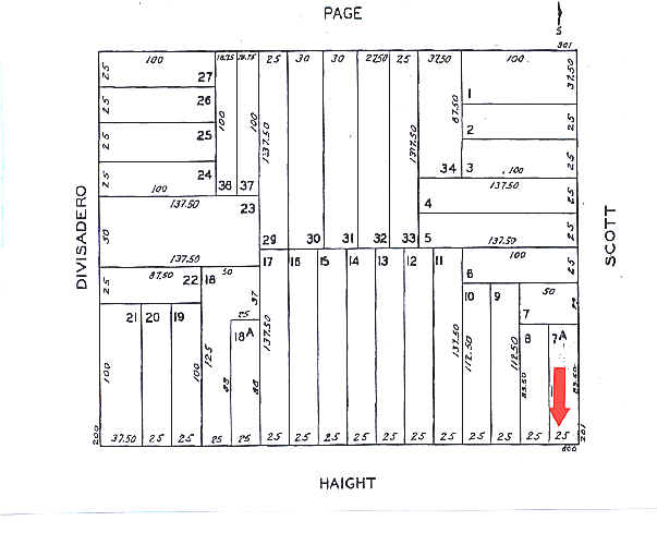 800 Haight St, San Francisco, CA à louer - Plan cadastral – Image 2 sur 17