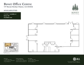 155 Bovet Rd, San Mateo, CA à louer Plan d’étage– Image 1 sur 1
