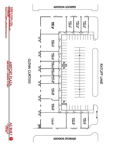 4500 Ratliff Ln, Addison, TX à louer - Plan de site – Image 1 sur 12