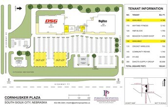 2601 Cornhusker Dr, South Sioux City, NE à louer Plan de site– Image 1 sur 1
