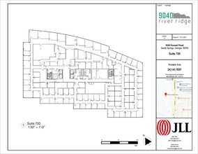 9040 Roswell Rd, Atlanta, GA à louer Plan d’étage– Image 1 sur 1