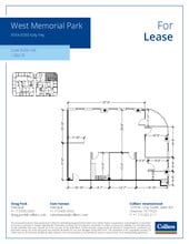 8554 Katy Fwy, Houston, TX à louer Plan d’étage– Image 1 sur 1