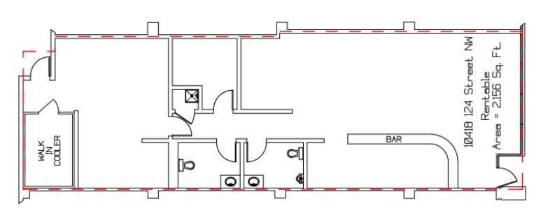 10412 124 St, Edmonton, AB à louer Plan d’étage– Image 1 sur 1