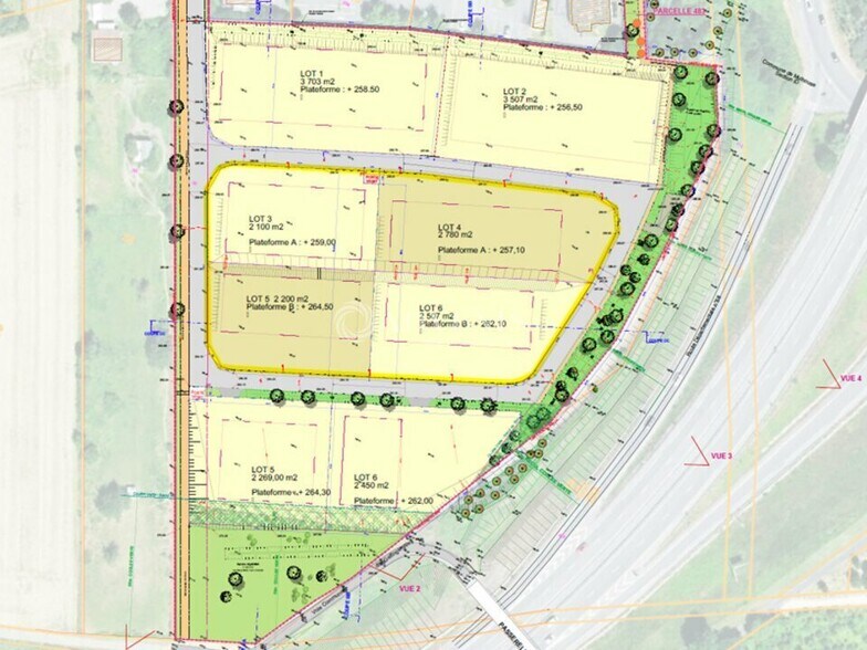 Terrain dans Morschwiller Le Bas à vendre - Plan de site – Image 1 sur 1