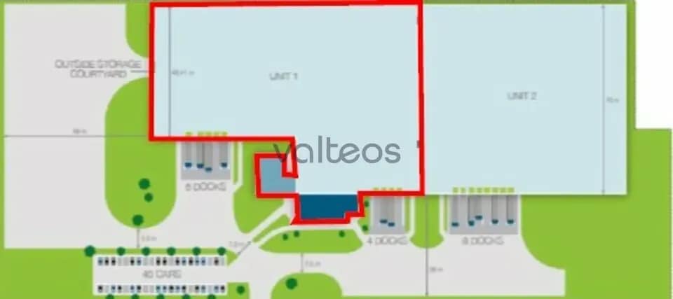 Bureau dans Lespinasse à louer - Plan de site – Image 3 sur 3