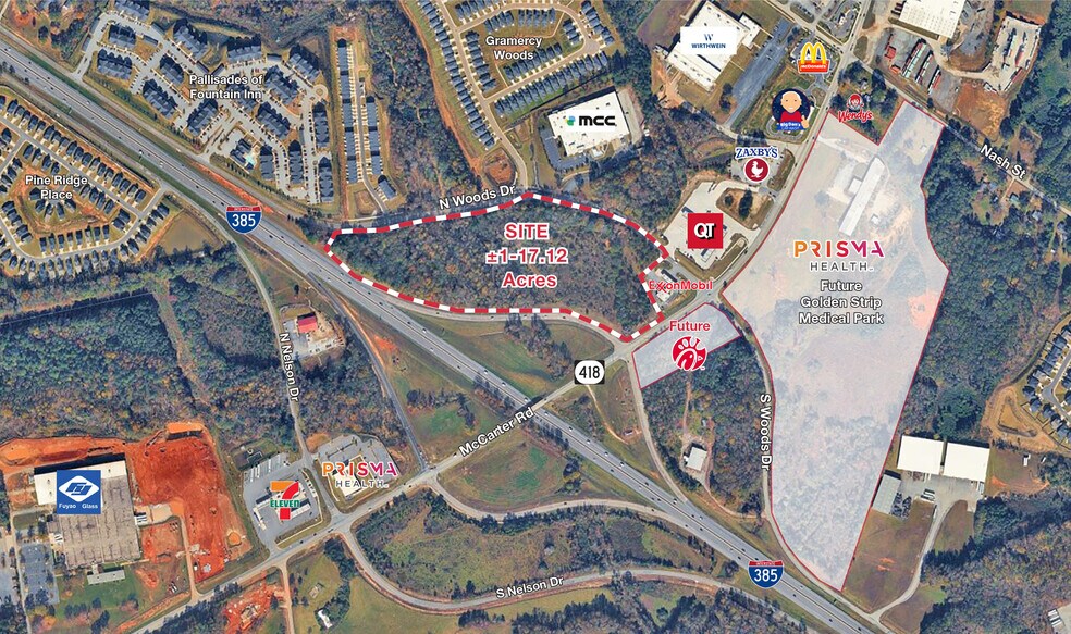 North Woods Drive, Fountain Inn, SC à vendre - Photo principale – Image 1 sur 3