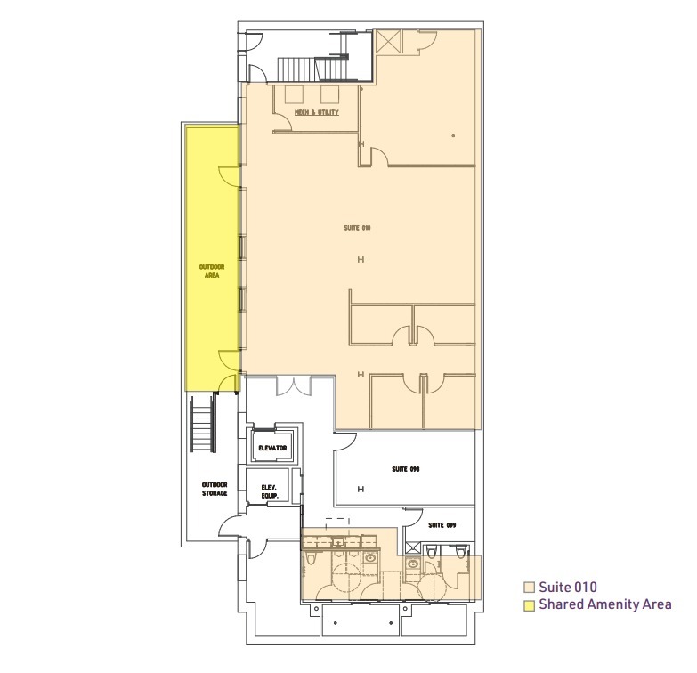 119 E Hargett St, Raleigh, NC à louer Plan d’étage– Image 1 sur 1