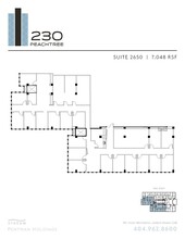 230 Peachtree St NW, Atlanta, GA à louer Plan d’étage– Image 1 sur 1