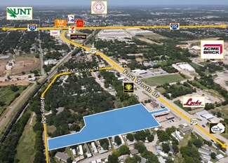 Plus de détails pour 2001 James St, Denton, TX - Terrain à louer