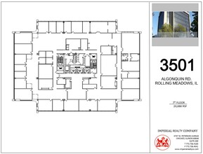 3501 Algonquin Rd, Rolling Meadows, IL à louer Plan d’étage– Image 1 sur 15