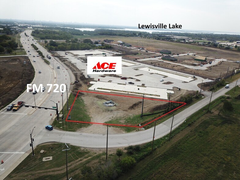 FM-720 & Hill Ln., Little Elm, TX à vendre - Photo de l’immeuble – Image 2 sur 3