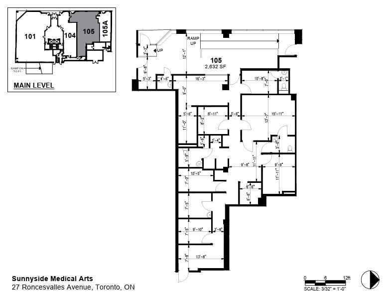27 Roncesvalles Ave, Toronto, ON à louer Plan d’étage– Image 1 sur 1