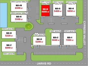 15615 Jarvis Rd, Cypress, TX à louer Plan de site– Image 2 sur 6