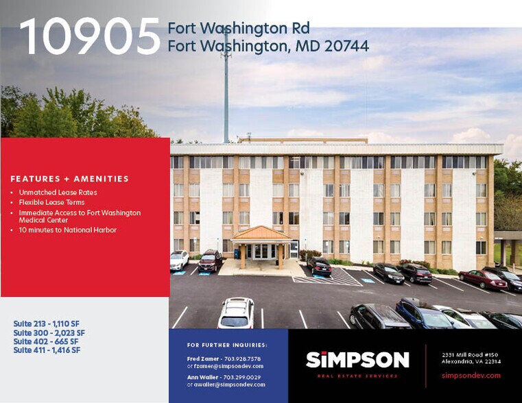 10905 Fort Washington Rd, Fort Washington, MD à louer - Photo de l’immeuble – Image 1 sur 8