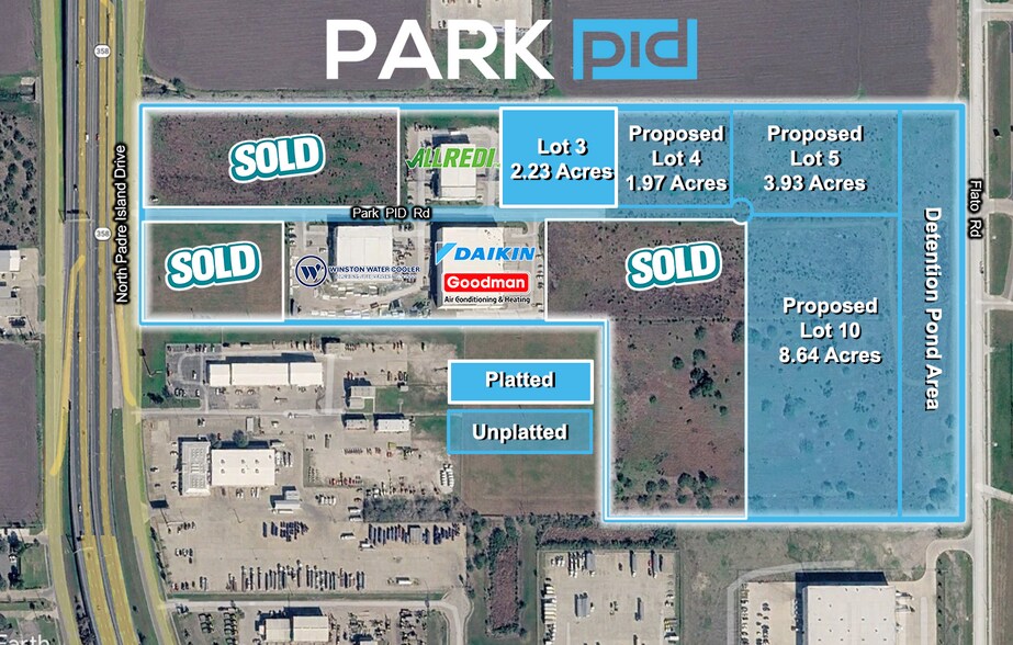 Park Pid Rd, Corpus Christi, TX à vendre - Photo de l’immeuble – Image 1 sur 1