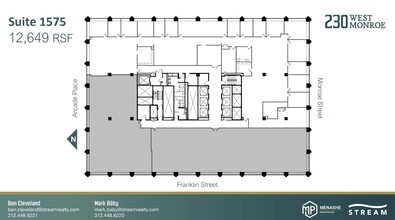 230 W Monroe St, Chicago, IL à louer Plan d’étage– Image 1 sur 1