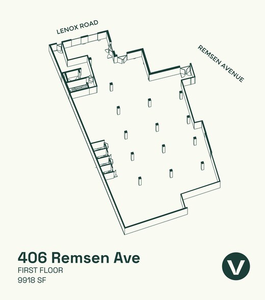 406 Remsen Ave, Brooklyn, NY à louer - Plan d’étage – Image 2 sur 2