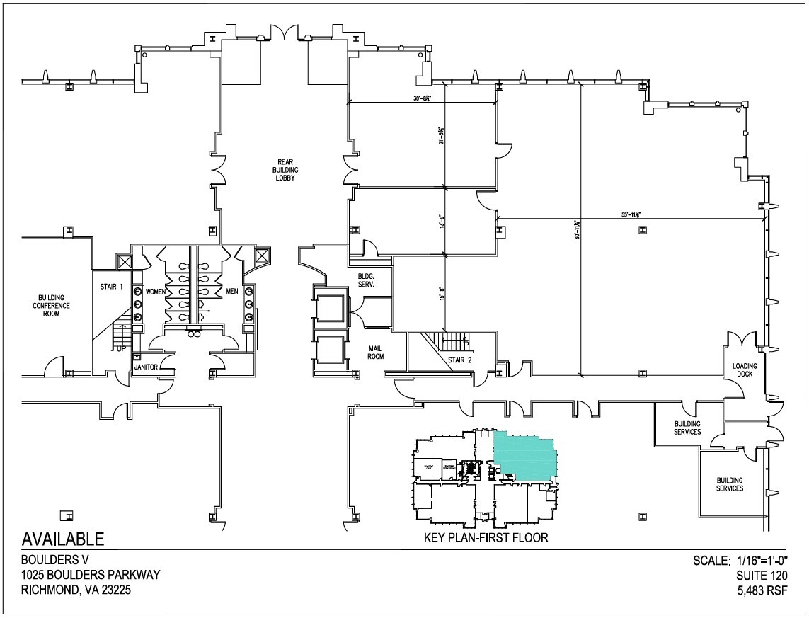 7501 Boulder View Dr, North Chesterfield, VA à louer Plan d’étage– Image 1 sur 1